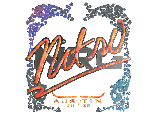 Sticker | nitr0 (Holo) | Austin 2025
