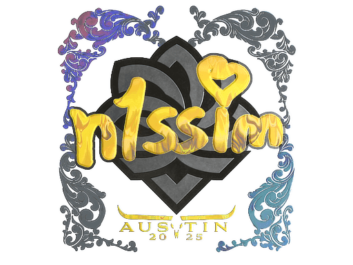 Sticker | n1ssim (Holo) | Austin 2025
