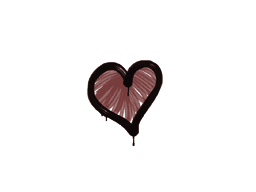 Heart (Brick Red)