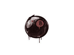 8-Ball (Brick Red)