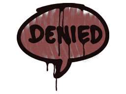 Denied (Brick Red)