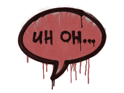 Uh Oh (Blood Red)