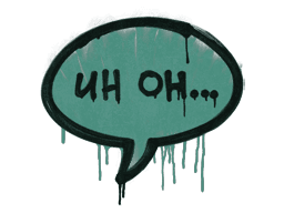 Uh Oh (Frog Green)