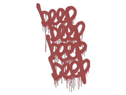 Sealed Graffiti | BEEP (Blood Red)