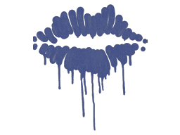 Sealed Graffiti | Kiss (SWAT Blue)