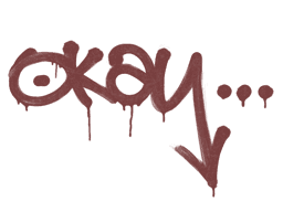 Sealed Graffiti | Okay (Brick Red)