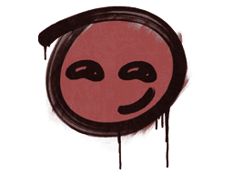 Sealed Graffiti | Smirk (Blood Red)