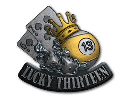 Sticker | Lucky 13 (Foil)