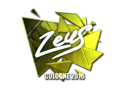 Sticker | Zeus (Foil) | Cologne 2016
