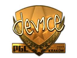 Sticker | device (Gold) | Krakow 2017