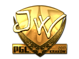 Sticker | JW (Gold) | Krakow 2017