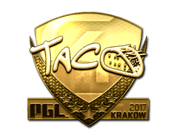 Sticker | TACO (Gold) | Krakow 2017