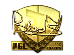 Sticker | B1ad3 (Gold) | Krakow 2017