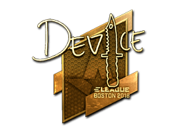 Sticker | device (Gold) | Boston 2018