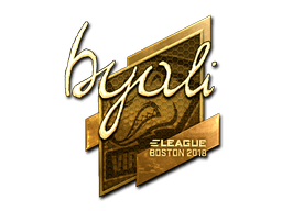 Sticker | byali (Gold) | Boston 2018