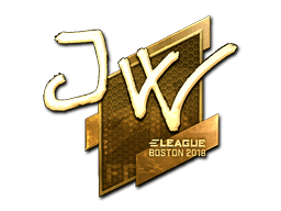 Sticker | JW (Gold) | Boston 2018