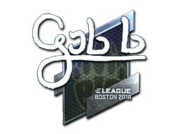 Sticker | gob b (Foil) | Boston 2018