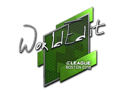 Sticker | WorldEdit | Boston 2018