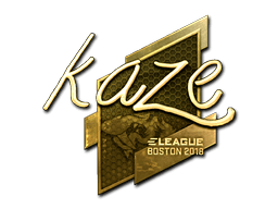Sticker | Kaze (Gold) | Boston 2018