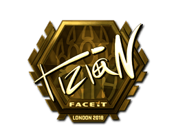 Sticker | tiziaN (Gold) | London 2018