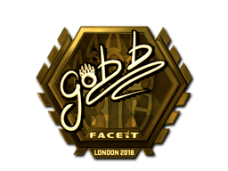 Sticker | gob b (Gold) | London 2018