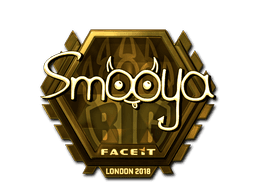 Sticker | smooya (Gold) | London 2018