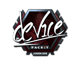 Sticker | device (Foil) | London 2018