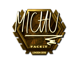 Sticker | MICHU (Gold) | London 2018