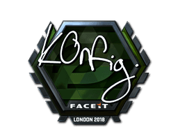 Sticker | k0nfig (Foil) | London 2018