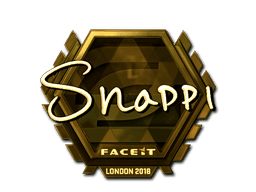Sticker | Snappi (Gold) | London 2018