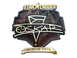 Sticker | oskar (Gold) | Berlin 2019