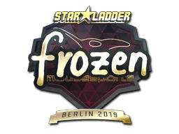 Sticker | frozen (Gold) | Berlin 2019