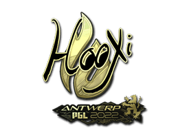 Sticker | HooXi (Gold) | Antwerp 2022