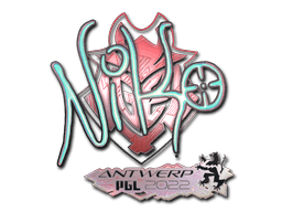 Sticker | NiKo (Holo) | Antwerp 2022