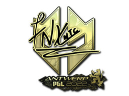 Sticker | fnx (Gold) | Antwerp 2022