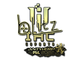 Sticker | bLitz (Gold) | Antwerp 2022