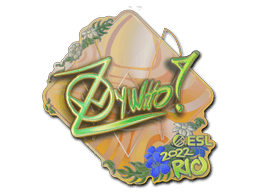 Sticker | ZywOo (Holo) | Rio 2022