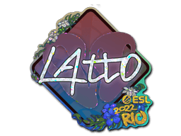 Sticker | latto (Glitter) | Rio 2022