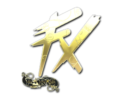 Sticker | Fluxo (Gold) | Paris 2023