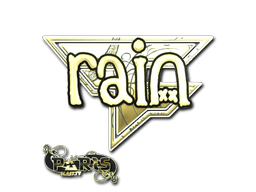 Sticker | rain (Gold) | Paris 2023