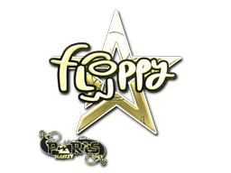 Sticker | floppy (Gold) | Paris 2023