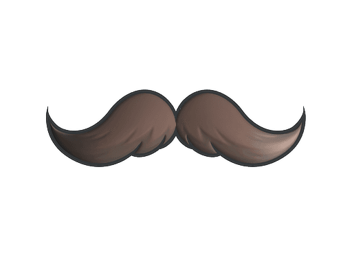 Sticker | Mustachio (Foil)