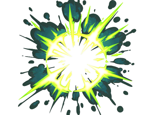 Sticker | Boom Epicenter (Glitter)