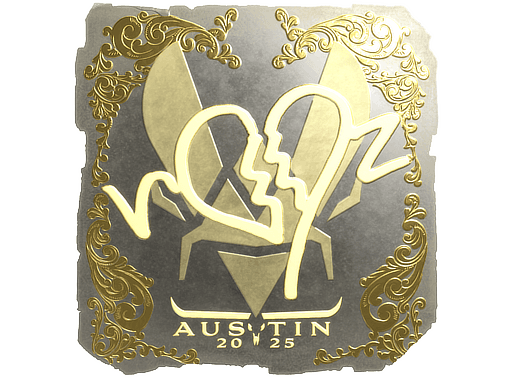 Sticker | ropz (Gold) | Austin 2025