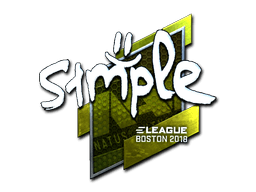 s1mple (Foil) | Boston 2018