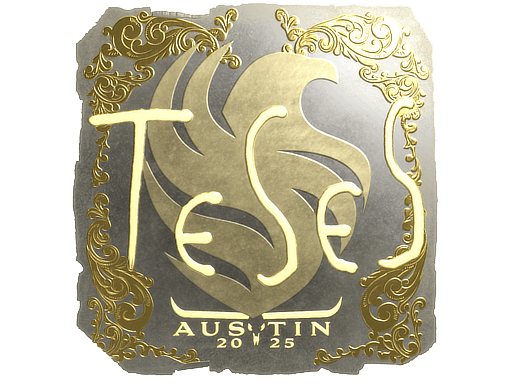 Sticker | TeSeS (Gold) | Austin 2025
