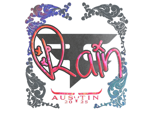 Sticker | rain (Holo) | Austin 2025