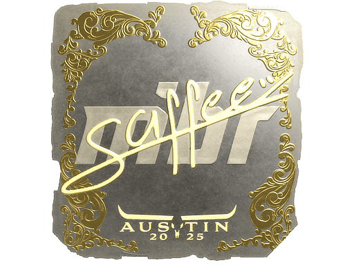 Sticker | saffee (Gold) | Austin 2025
