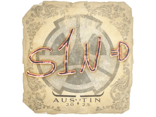 Sticker | s1n | Austin 2025