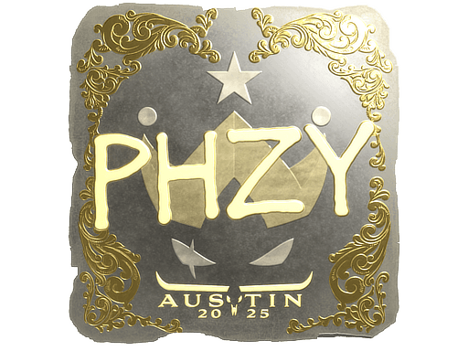 Sticker | phzy (Gold) | Austin 2025